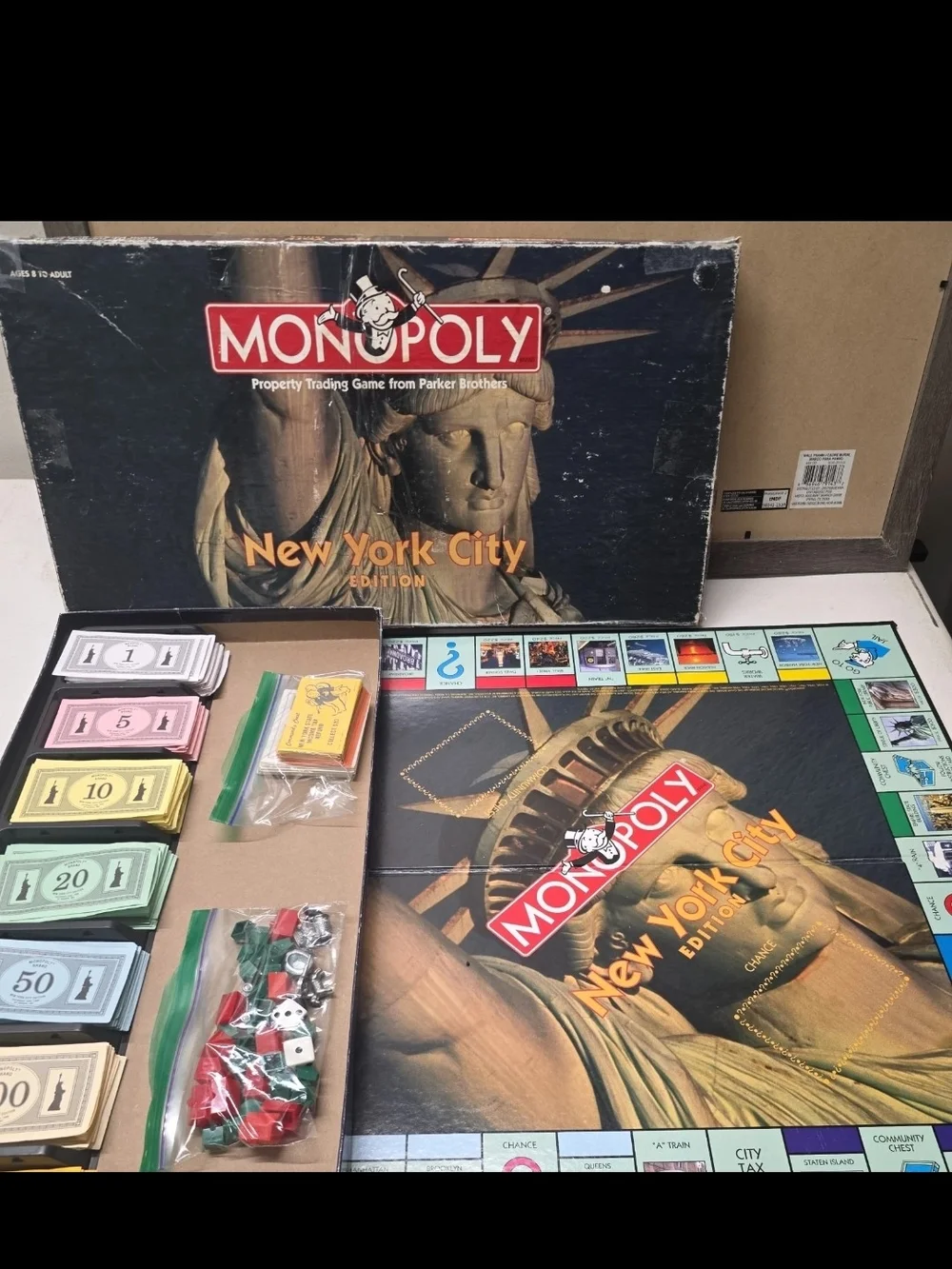 Monopoly New York City Edition Board Game - Black & Gold